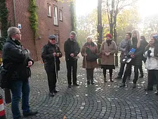 Dr. Joachim Steinbrück bedankt sich beim Büro protze+theiling sowie bei den Studierenden für die geleistete Arbeit