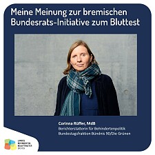 Corinna Rüffer, MdB, Berichterstatterin für Behindertenpolitik Bundestagsfraktion Bündnis 90/Die Grünen 