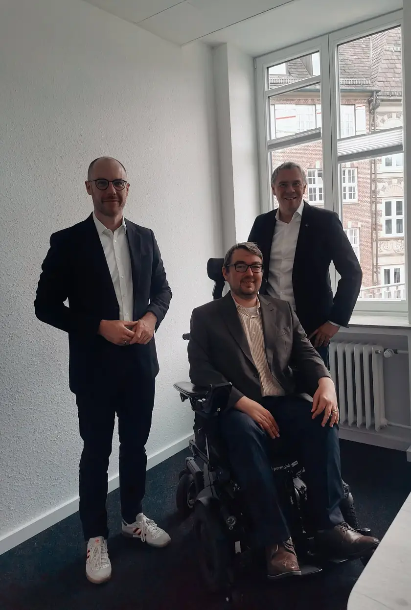 Alexander Gründermann, Arne Frankenstein und Jens Ristedt 