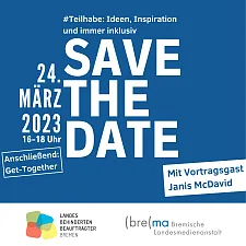 Save the Date-Plakat zur Veranstaltung