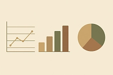 Drei Diagramme mit sehr schlechten Farbkontrasten