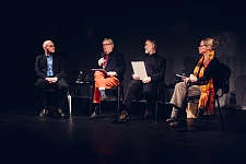 v.l.n.r.: Jannik Sachweh, Friedrich Buhlrich, Rüdiger Drallmeyer und Hedwig Thelen