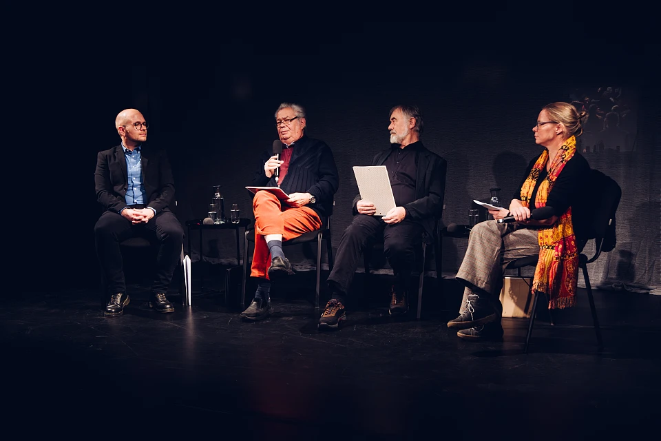 v.l.n.r.: Jannik Sachweh, Friedrich Buhlrich, Rüdiger Drallmeyer und Hedwig Thelen