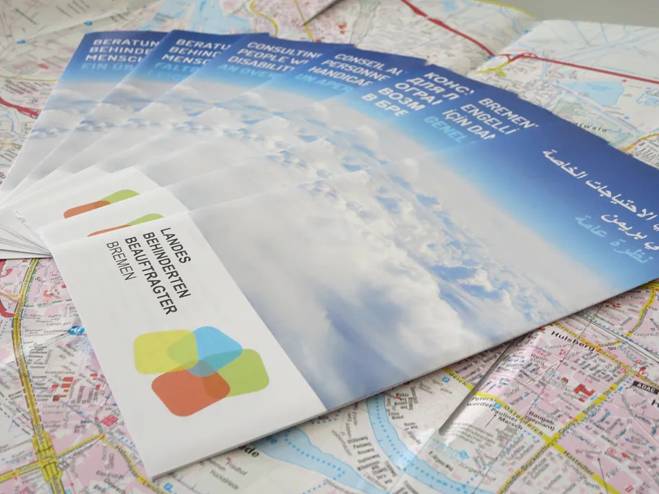 Aufgef&auml;cherte Flyer
