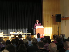 Joachim Steinbrück bei einer ver.di Veranstaltung im Oktober 2014