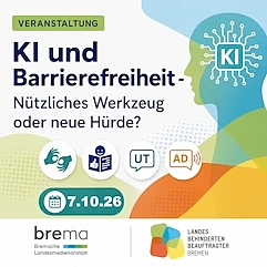 Plakat zur KI-Veranstaltung