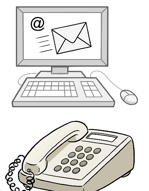 Telefon und Computerbildschirm