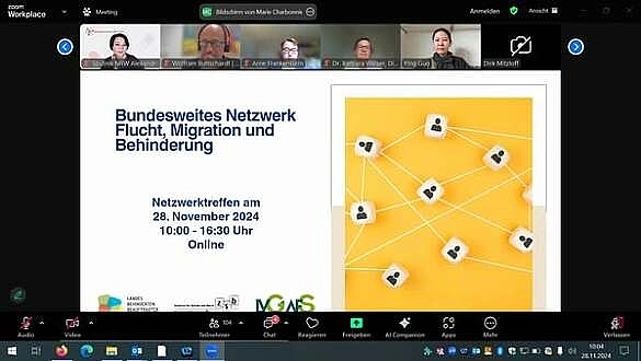 Titelfolie der Onlinepräsentation zur Veranstaltung