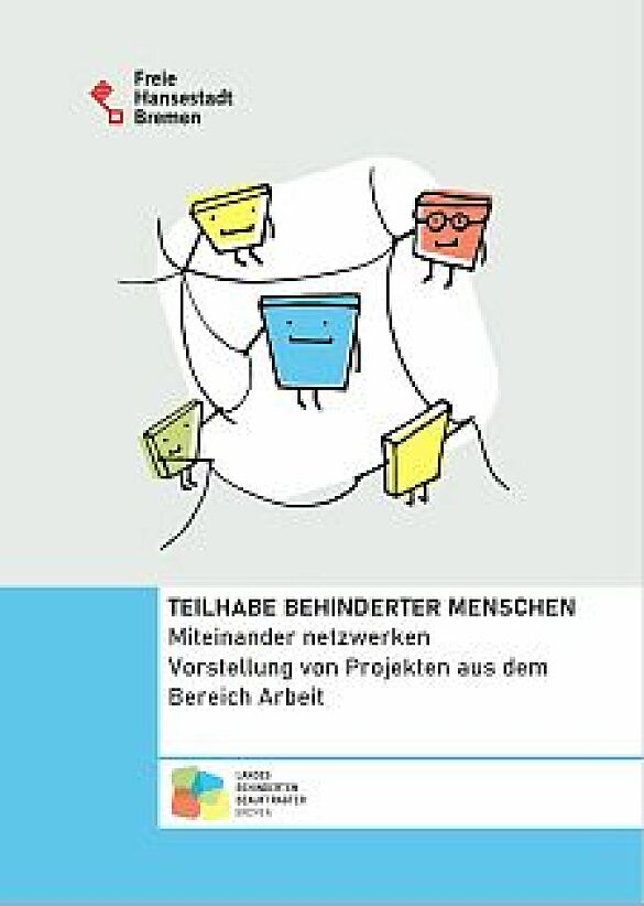 Zu sehen ist die Broschüre zu Arbeit