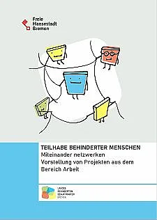 Zu sehen ist die Broschüre zu Arbeit