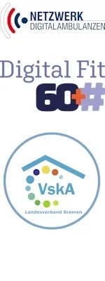 Logos Netzwerk Digitalambulanzen, Digital Fit 60+, VSKA Landesverband Bremen