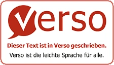 Dieser Text ist in Verso geschrieben. Verso ist die leichte Sprache für alle.