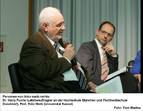 Dr. Harry Fuchs und Prof. Felix Welti (Foto: Tom Maelsa)