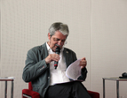 Moderator der Podiumsdiskussion - Otmar Willi Weber