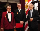 Nach der Verleihung: Erasmy, Giesa und Stauch (v.l.n.r.)