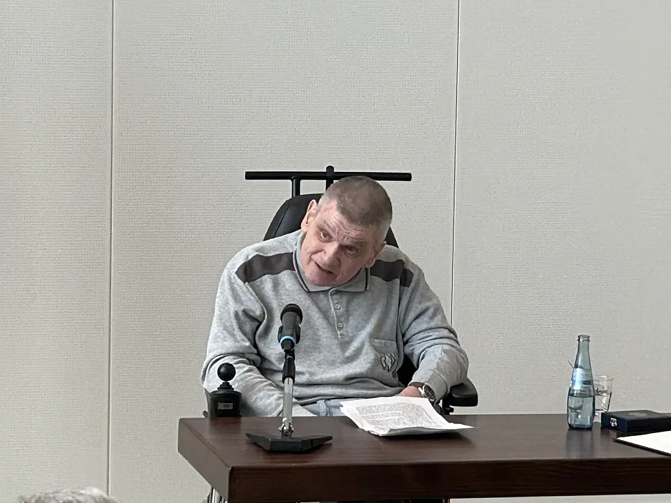 Dieter Stegmann bei seiner Rede