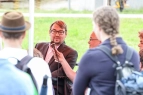 Arne Frankenstein am Mikro